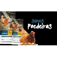 Dist. de Alimentos p/ t/ tipo de Animais | Sanus Aves, Poedeiras | Saco de 10 / 25 kg  (SANUS  A 120) Galinhas Poedeiras.